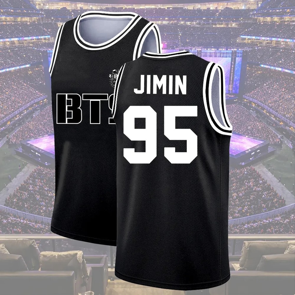 Custom BTS KPOP Basketball Jersey Unisex Fan Shirt ARIRANG V, Jungkook, Suga