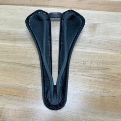 New Takeoff Berk Dila 2x Padded Artificial Leather 7x9mm Carbon Rails 140 Saddle