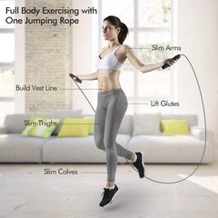 Ergonomic Tangle-Free Jump Rope – Lightweight and Adjustable for Dynamic Fitness