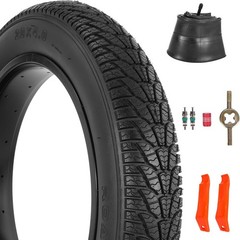 2-Pack 20X4.0 Fat Bike Tire, 20 Inch Mountain Bike Tires & Tubes Set, Folding Re