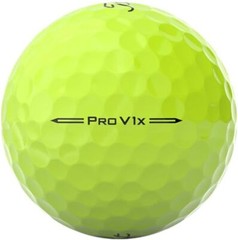 Titleist Pro V1x Yellow Used Golf Balls in Mint Quality, 2023 Year Model, AAAAA