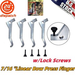 Steel Linear Bow Press Finger w/Lock Screw For Most Modern Compound Bows 7/16  »