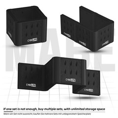 Cyeelife Dart Holder Combinable Plastic Wall Mount for 12pcs Steel/Soft Tip Dart