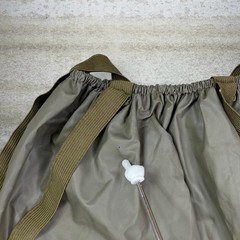 Vintage 90s Military Waders Mens L Green 100% Polyvinyl Chloride Waterproof