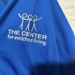 PING sensorcool 1/4 Zip Blue Company Logo Embroidered Pullover Sweater Size M/M