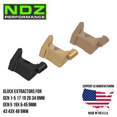 for Glock 9mm Steel Extractor LCI 43 43X 48, 17 19 26 34 Gen 1-5, 19X 45 Gen 5