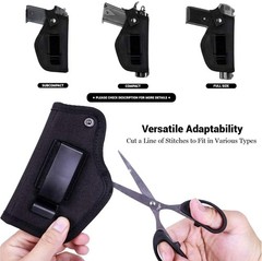 Gun Holster Tactical Concealed Carry Left/right Hand Pistol Universal IWB OWB