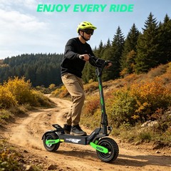 1200W Off-road Electric Scooter for Adult 30MPH 20Miles 48V 13AH Fast E-Scooter