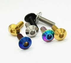 Titanium Bolt M6x12 15 20mm Umbrella Hex Torx Screw for Bicycle Motorcycle Bolt