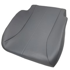 Artificial Leather Front Driver Side Bottom Seat Cover Gray Replacement for