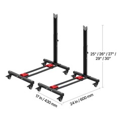 Uimoso Bike Stand 2-Pack Freestanding Rack with Vertical & Horizontal Storage