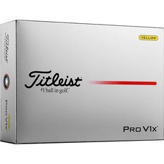 Titleist 2025 ProV1x Yellow Golf Balls – 12-Pack