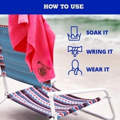 Reusable Cooling Towel for Sports and Outdoor Activities Instant Chill Effect