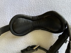 STUBBEN Lightly Used FULL Horse BLACK Padded Leather Freedom Ergonomic BRIDLE