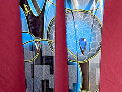 🔥 K2 Superstitious Womens 160cm All-Mountain SKIS Marker Integrated Bindings ⛷️