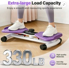 Waist Twister Twist Board Disc Ab Exercise Fitness 330LB Home Gym Core Trainer