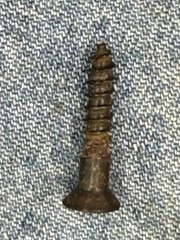 ithaca 37 Wood Stock Pistol Grip Cap Medallion Original L 0352