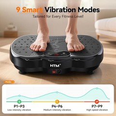 Vibration Plate Exercise Machine 120 Speed Levels 9 Workout Modes Weight Loss