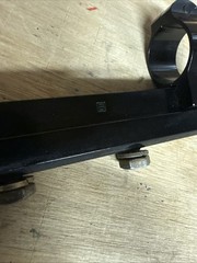 Unknown 1” Integral Scope Mount 45° Dovetail Clamp Boxed B Mark Aluminum