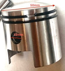 50mm piston 12mm pin 100cc 2-stroke gas engine motor bike