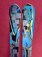 🔥 K2 Superstitious Womens 160cm All-Mountain SKIS Marker Integrated Bindings ⛷️