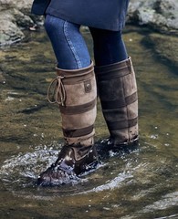 Ladies Size 10 Dublin River Boots IV Chocolate Waterproof Riding Boots NIB NWT