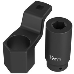 50mm Crankshaft Pulley Wrench Holder for Honda Acura Engines + 19mm Socket Tool