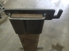 Steel Gong Target Stand and hanger for 2X4 Verticle Target Stand
