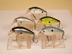5 Unknown Square Bill Splatterback Sexy Shad Chartreuse rattle crankbait lure
