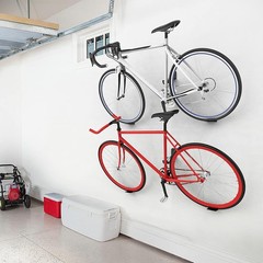 2 Pack Bike Pedal Hanger Wall Mount, Heavy Duty Horizontal Bike Rack for Garage
