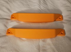 Onewheel+ XR 3d Printed TFL Drop Top Fender Base Pair In Orange