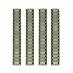 4 Heat Resistant Rifle Weaver Picatinny Ladder Rail Cover / OD GREEN
