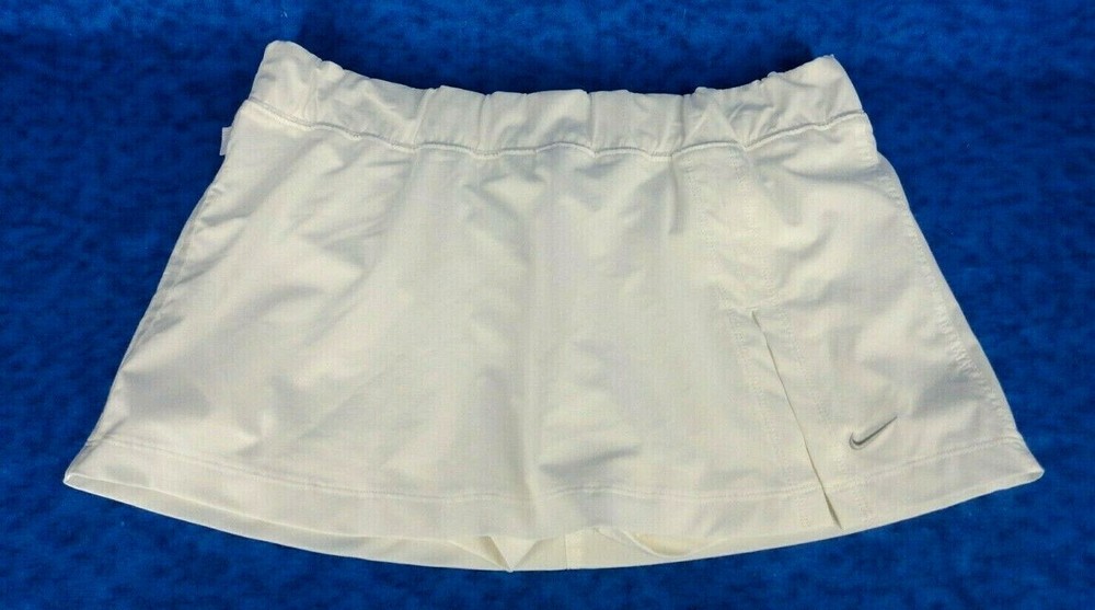 NIKE Dri Fit Women Skort SIZE L Golf Tennis Skirt Shorts Polyester Elastane