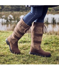 Ladies Size 10 Dublin River Boots IV Chocolate Waterproof Riding Boots NIB NWT
