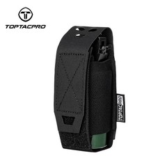 TOPTACPRO Tactical Flashbang Pouch Tool Bag Modular MOLLE Airsoft Bag Military