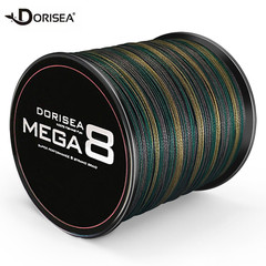 Dorisea 4/8 Strands 100M-2000M Camouflage Color PE Extreme Braided Fishing Line