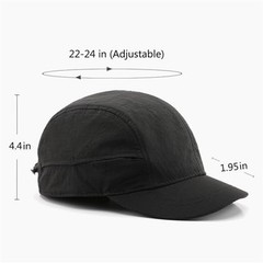 Short Brim Quick-Dry Lightweight Breathable Polyester Baseball One Size Brown