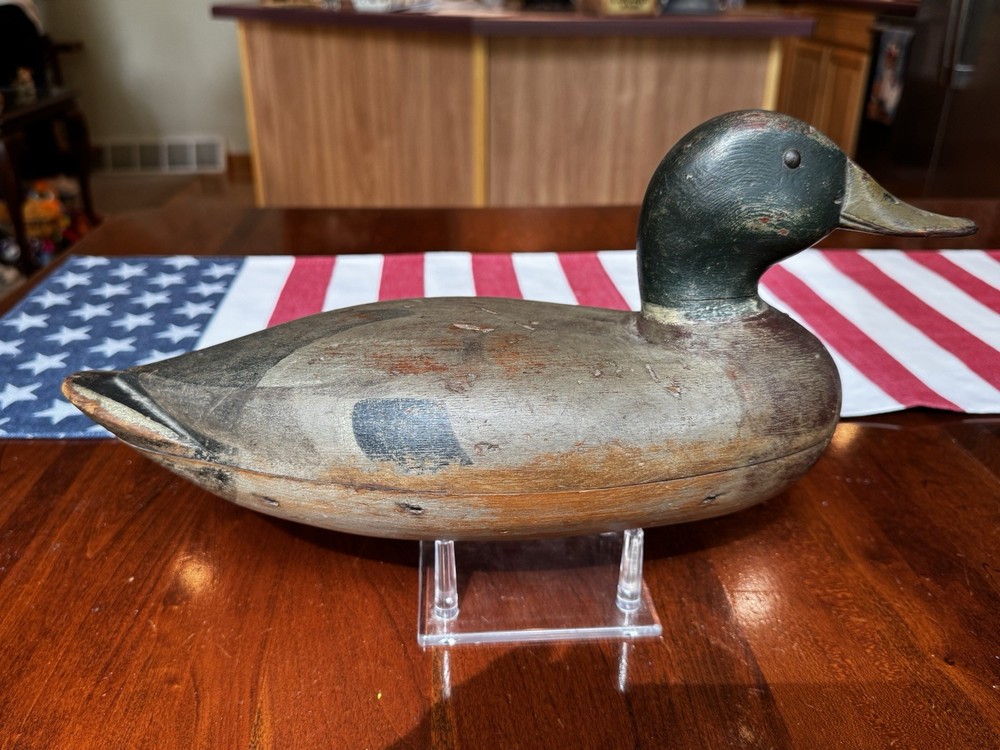 Illinois River Decoy by Glen (Judge) Cameron, Vintage and Rare. Original