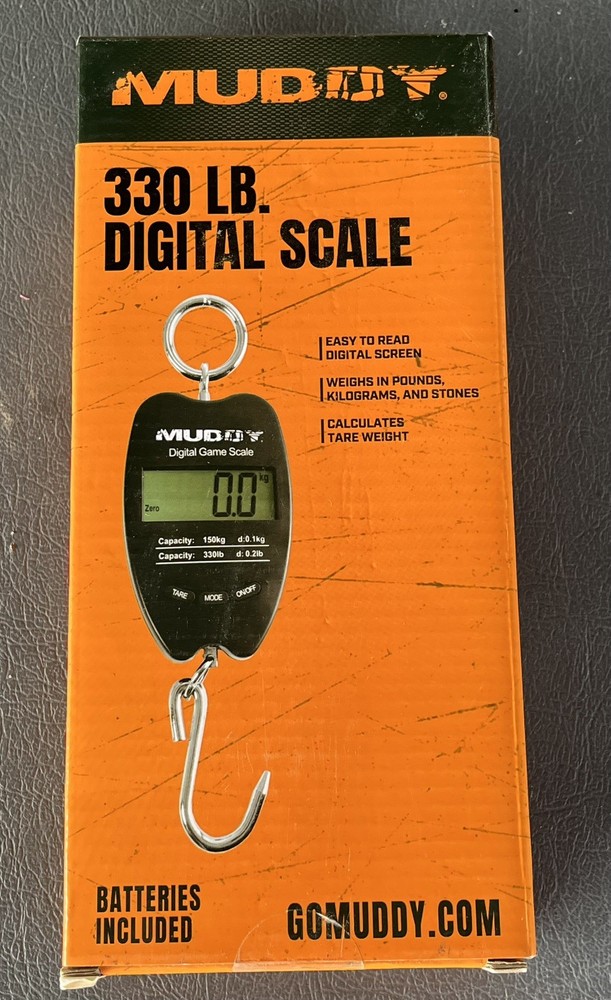 Muddy Outdoors 330lb Digital Scale-NEW IN BOX – NEVER OPENED. PRICED TO SELL!!