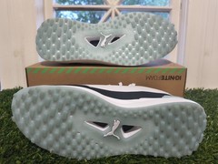 PUMA IGNITE ELEVATE X Spikeless Golf Shoes White/ Deep/Navy/Modern Mint Size 9.5
