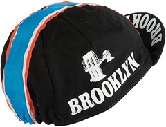 Retro Vintage Team Cycling Cap – Anti-Sweat, Team Jersey Caps, Brooklyn Black