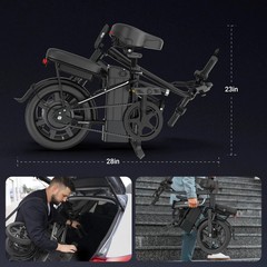 AOVOPRO EB60 14Inch Ebike 500W Folding Electric Bike Bicycle 48V 10.4AH 35KM/H