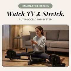 400LBS Leg Stretcher, Leg Stretching Equipment Split Machine for Home & Gym Use