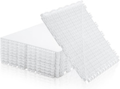 10 Pack Synthetic Ice Tiles – 12×12 Inch Dryland Hockey Floor Mat – White Interl