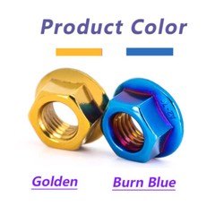 M4 M5 M6 M8 M10 M12 Flange Hex Nuts Stainless Steel, For Motorcycle Bike Locking