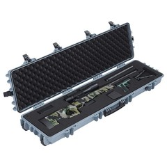 Uimoso Hard Rifle Case 50 in Gun Storage Case IP67 Waterproof & Dustproof Grey