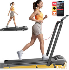 Walking Pad Treadmill with Incline, 2 in 1 Foldable Treadmills for Home Small Of