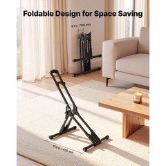 Uimoso Foldable Freestanding Bike Storage Rack for Garage and Home Use