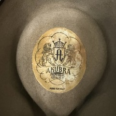 Akubra Snowy River Imperial Quality Pure Fur Felt Western Hat