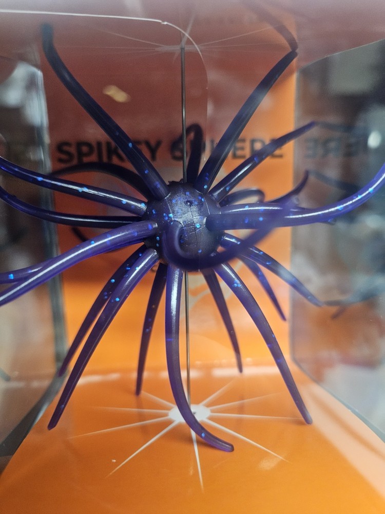 Spikey Sphere Coike Urchin Creature Bait Lure 19mm – Purple
